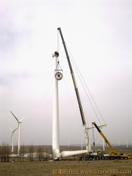 500吨风机吊装