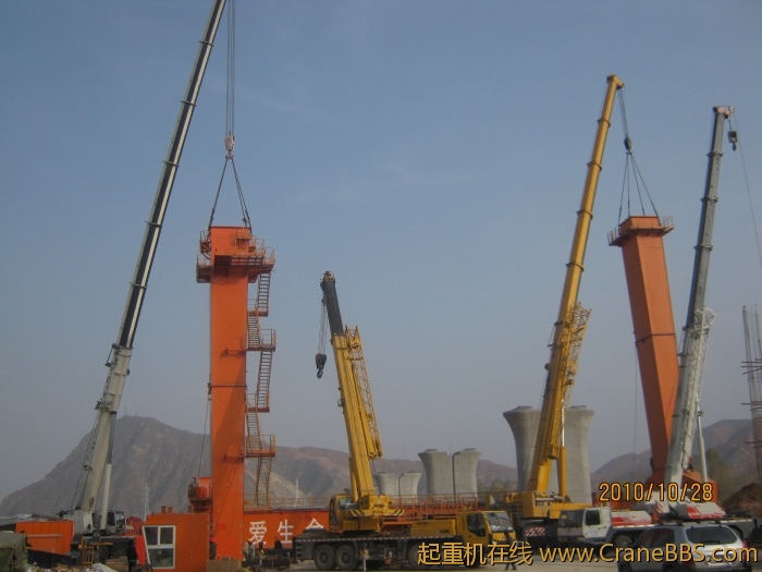 西宁提梁机吊装