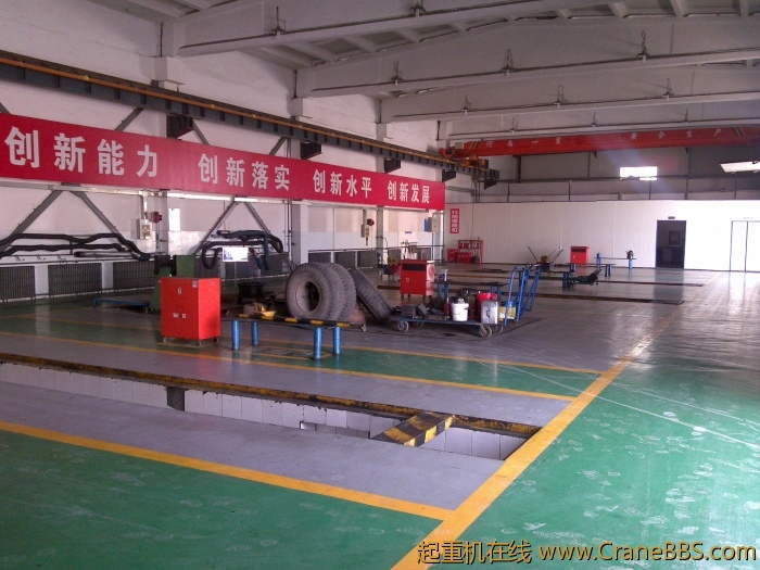 中联的特约维修，厂房里还有香水味