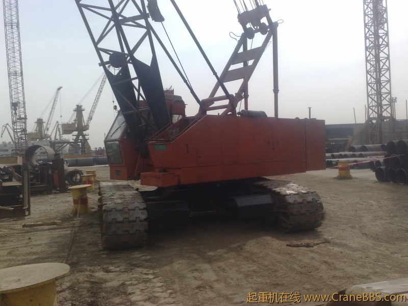 抚挖50T履带吊