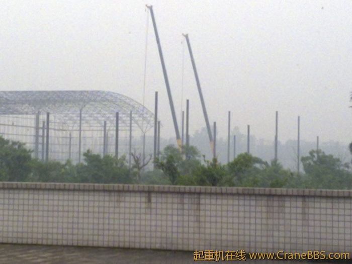 两K5抬网架 一车6吨