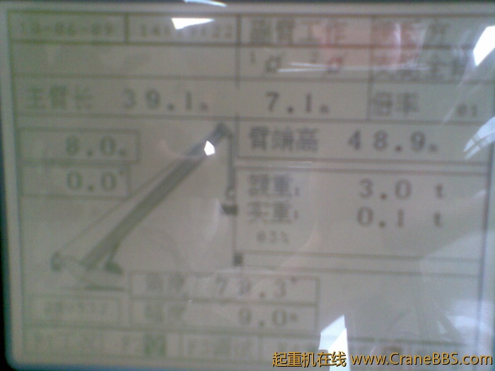 中联25V5第1代产品电脑副臂作业界面