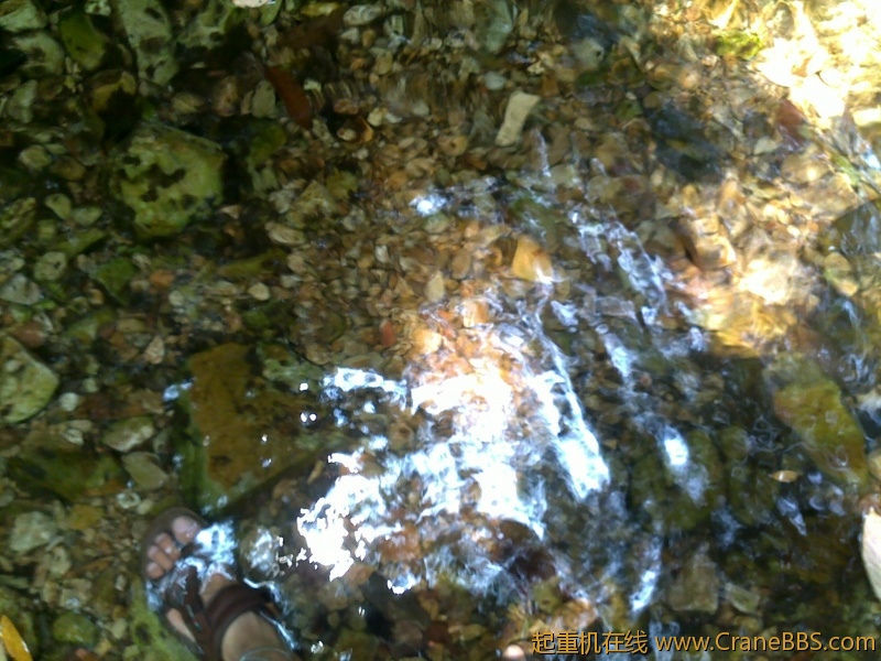 清澈山水，忘记带水上山，后来直接喝了两口