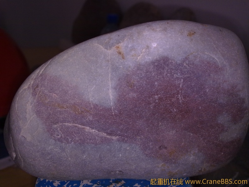 工作之于，拾了一些黄河奇石