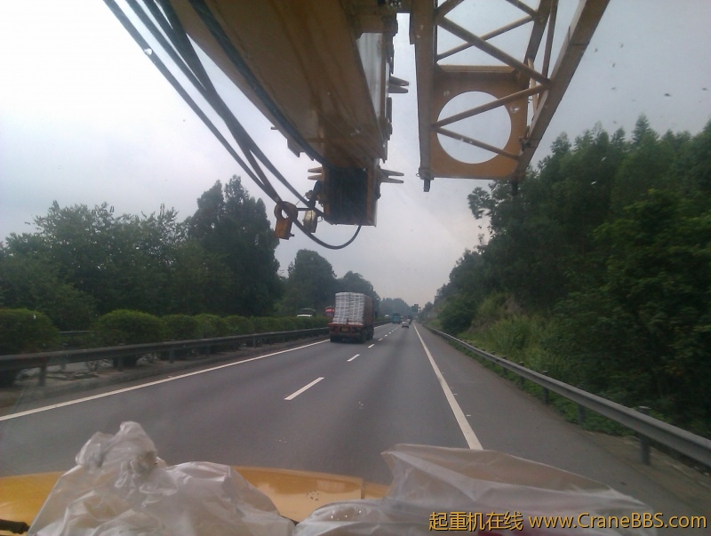 提车回来在高速影的