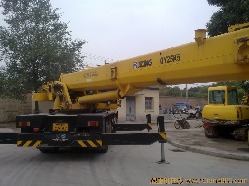 许多许多的徐工吊车