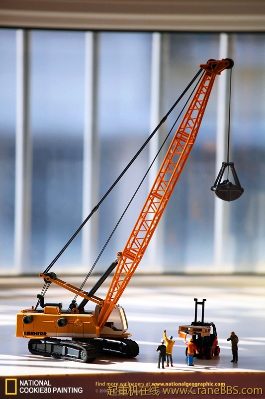 siku利勃海尔履带吊、林德叉车