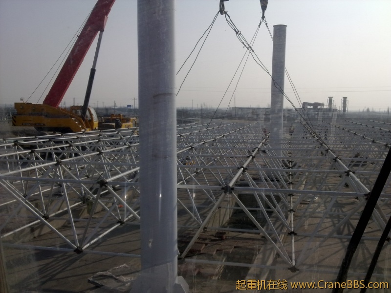 吊装收费站网架