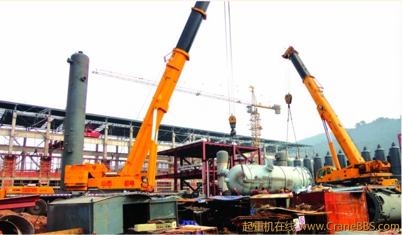 安泽永鑫煤焦化吊装合成塔 500T、 160T.jpg