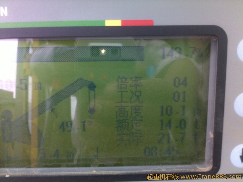 徐工20g.5最重吊到28.7吨19.5的钢丝绳双股直接断掉