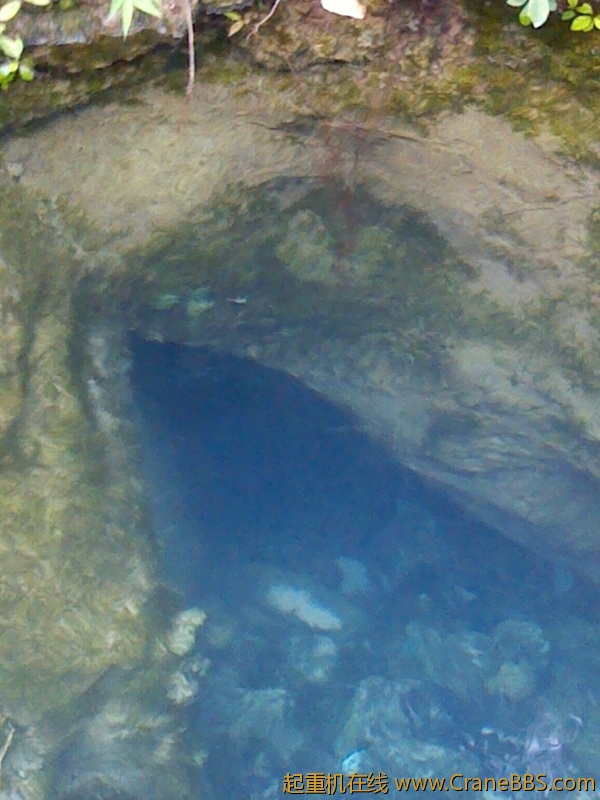 山洞的水，就是爽