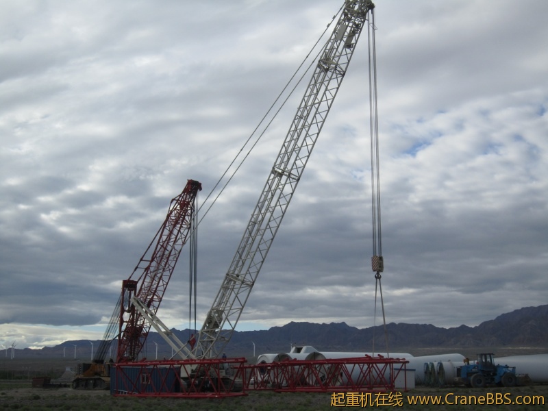 三一650进场组装