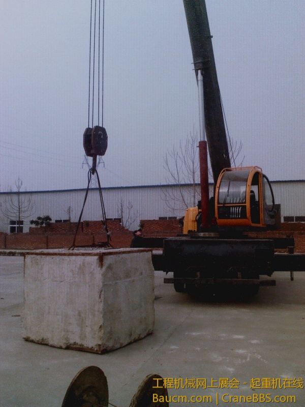 2杆全出 吊重工人说5吨半