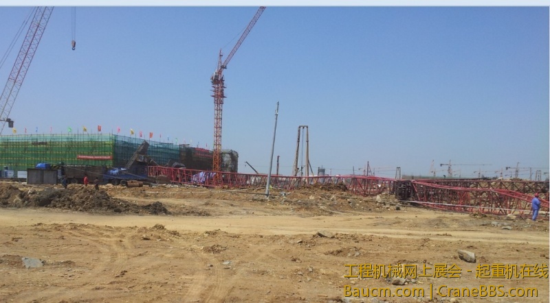 臂架高度大概100米不到