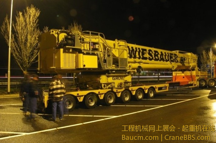 6轴Faymonville低板运输的是GTK1100的上车起重机部分.jpg