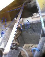 工作时候拨过来关上。不使用时就放回去。