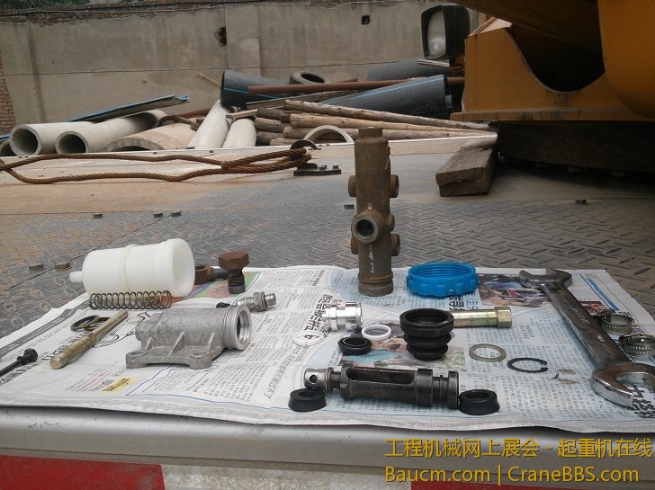 上下车分泵分解