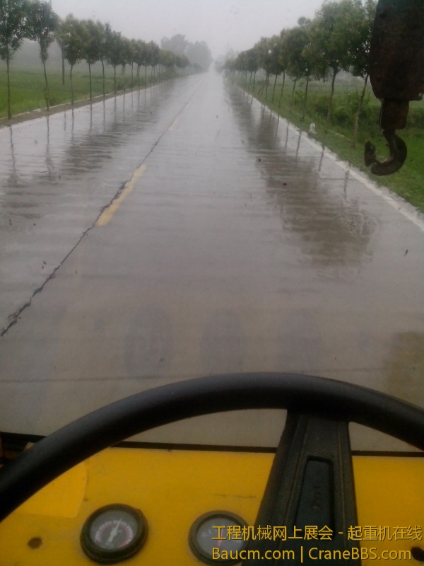 没雨刮.郁闷.