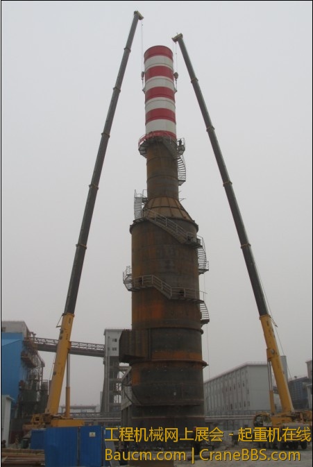 61M钢厂脱硫烟筒