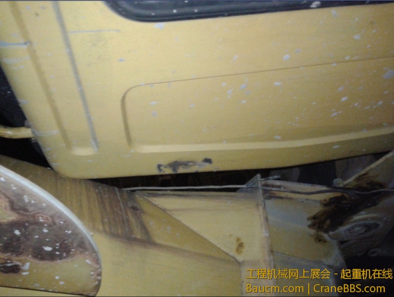 刚好压倒驾驶室