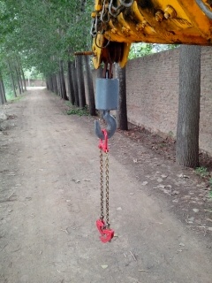 我自己做的小勾  怎么样   吊油桶的链子