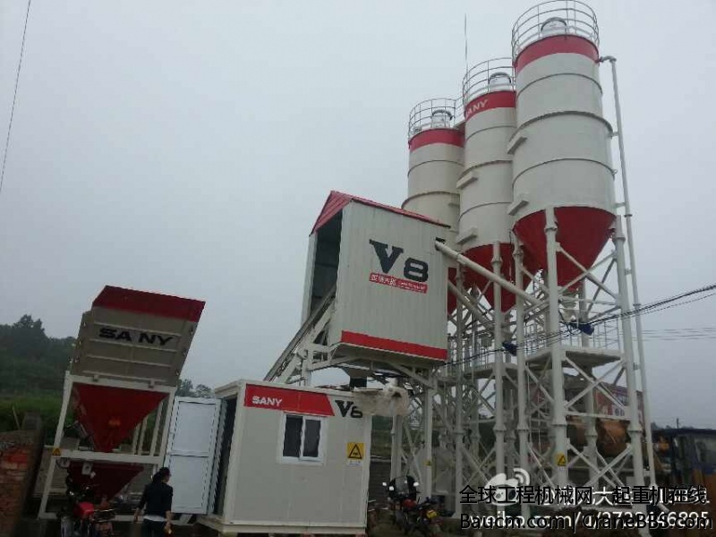 三一新品再为新农村建设做贡献，乡镇搅拌站“V8城市先锋”真给力2.jpg