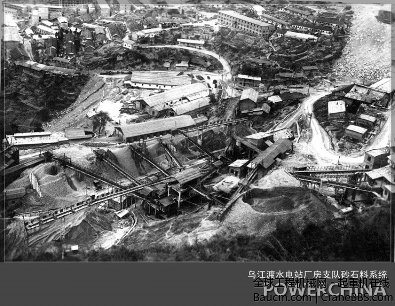 人工吊装的沙石系统