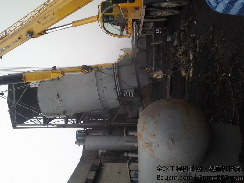 90吨重煤气反应炉