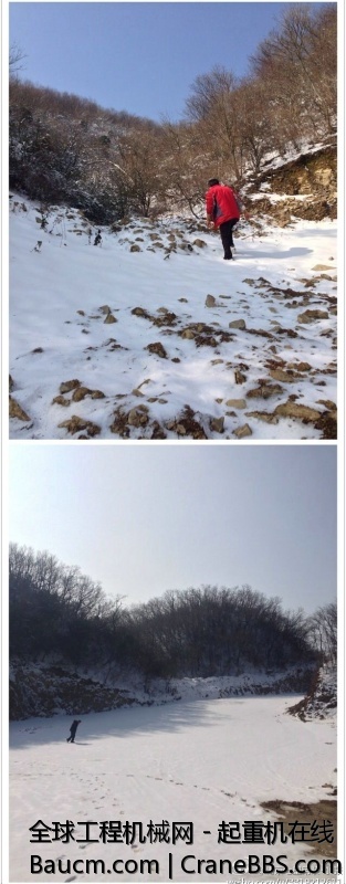 经历大雪、大风之后。第二台风机总算吊装完毕了。明儿一早转战下一个机位。 (9).jpg