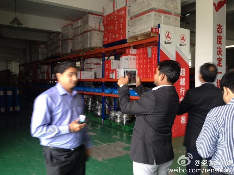 热烈欢迎三一印度代理商朋友们莅临湘元，小伙伴们都惊呆了！＂world class！＂其中一.jpg