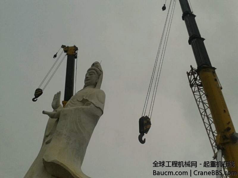 要把观音放到  17吨