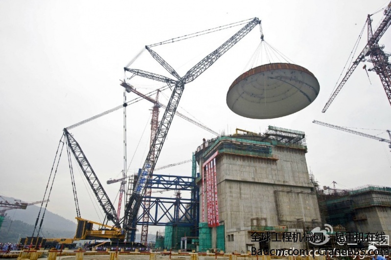 三一大吨位履带起重机已经17次擎起核电站穹顶，无论是核心技术的创新，还是对精益制造.jpg