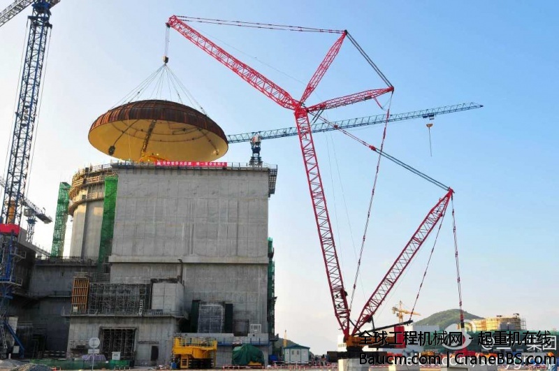 三一大吨位履带起重机已经17次擎起核电站穹顶，无论是核心技术的创新，还是对精益制造.jpg