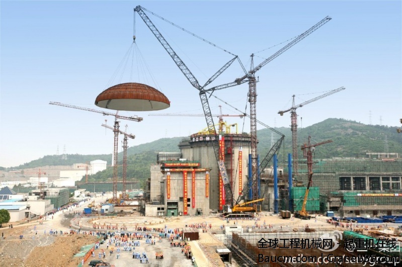 三一大吨位履带起重机已经17次擎起核电站穹顶，无论是核心技术的创新，还是对精益制造.jpg