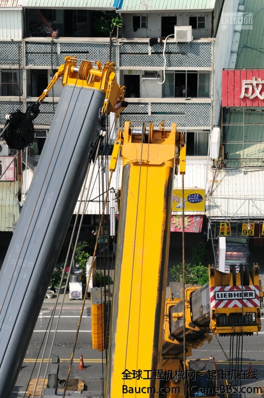 LTM 1750-9.1與LTM 1500-8.1的桿頭距離非常接近