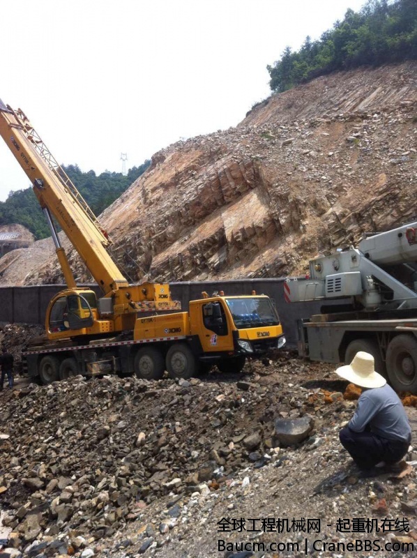 用吊车带着，安全点