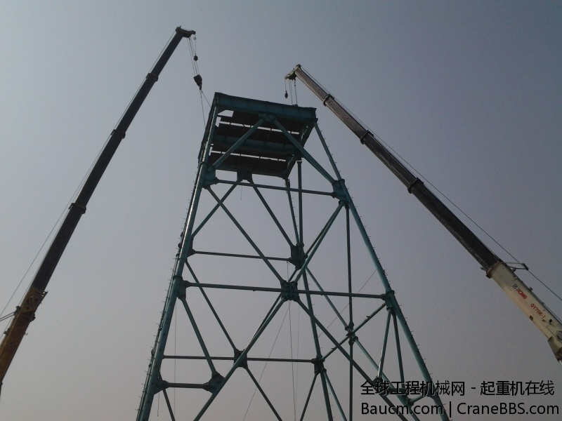 28米高井架就位