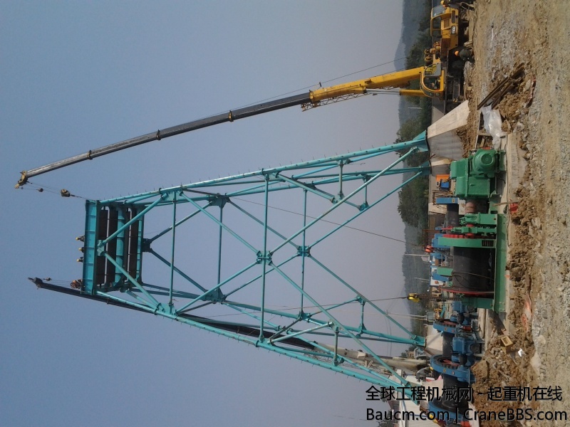 28米高井架就位