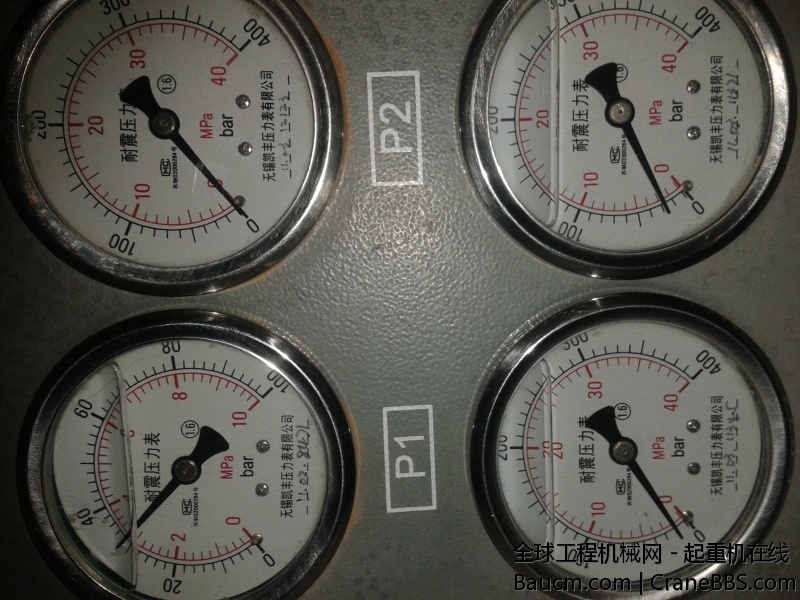上车油压表