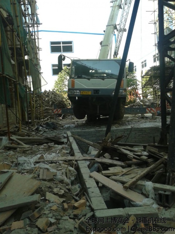 拆个塔吊，卸掉车1500大洋