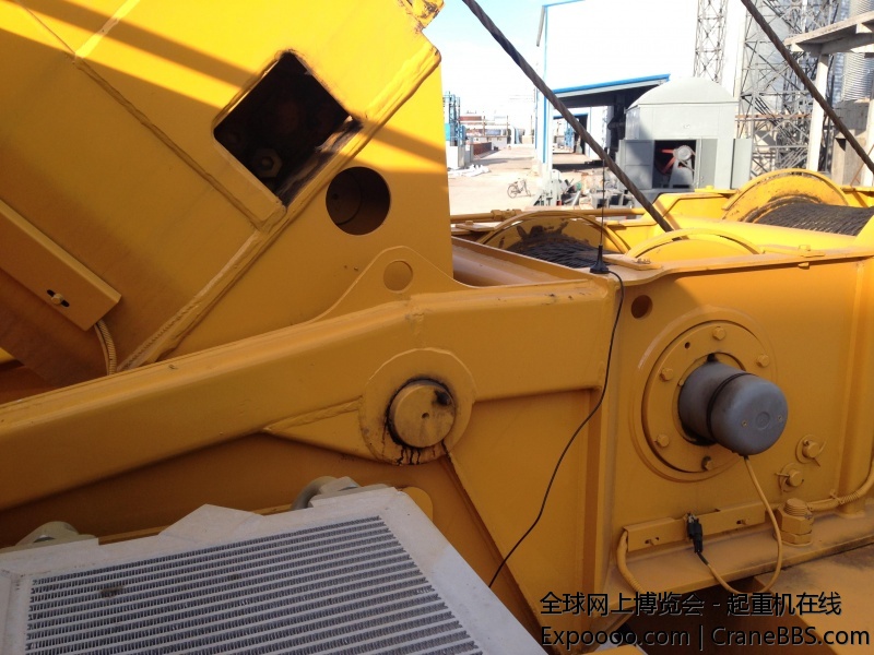 牙签天线正好放到卷扬前面！