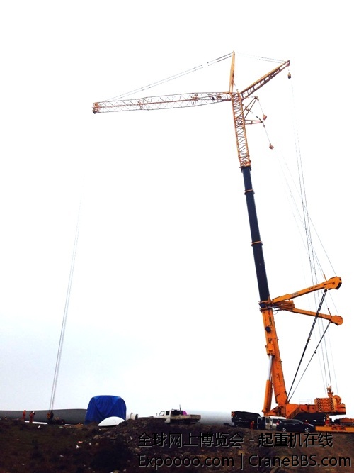 2014年5月5日QAY1200在贵州云顶草原