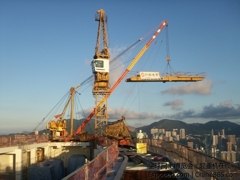 Dismantle Liebherr  245 Tower CraneHong Kong2.jpg