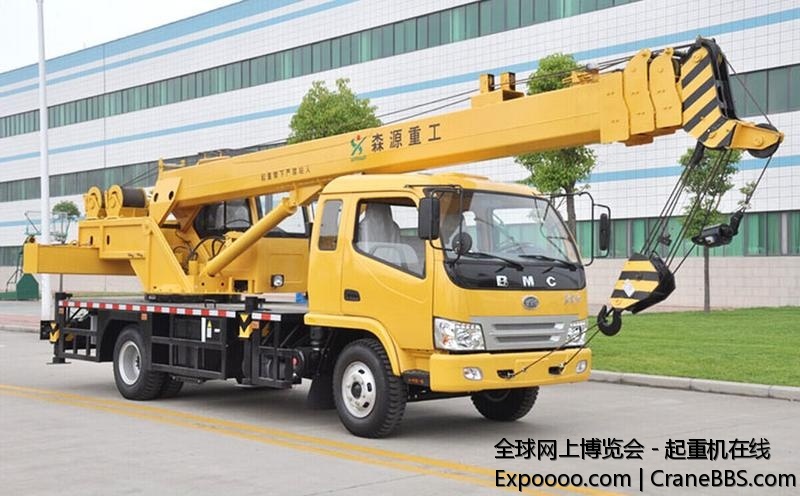 森源重工6吨吊车侧面照片