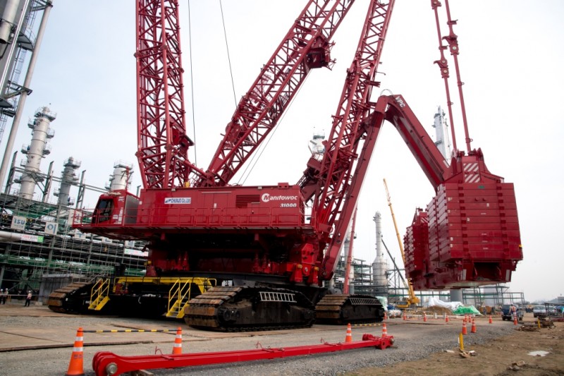 31000使用在狭窄工地，超起永不落地不占地