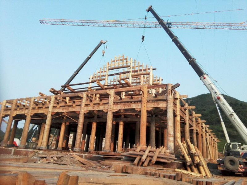 难得的一次吊装