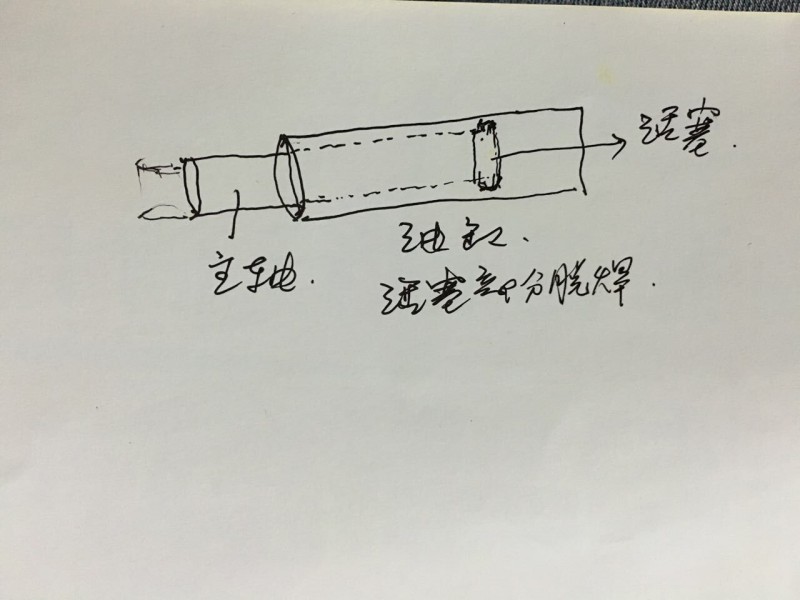 伸缩油缸活塞脱焊